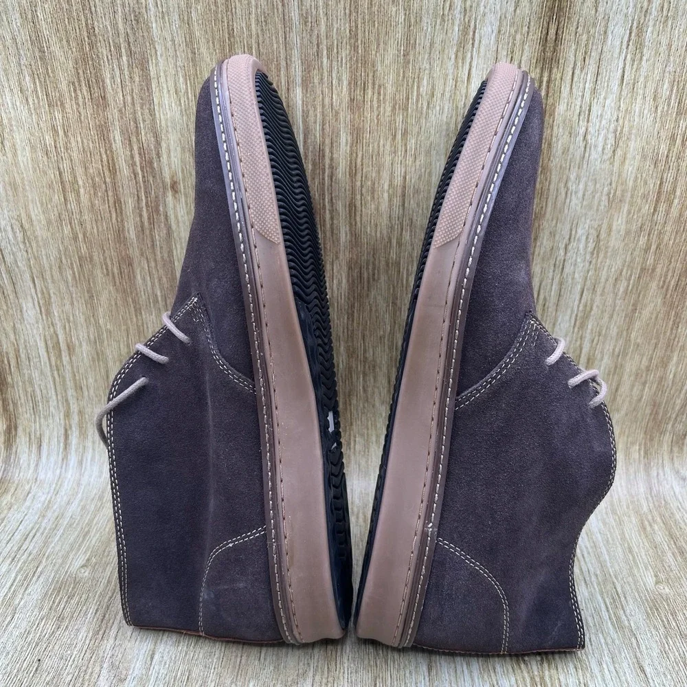 Johnston & Murphy Chukka Boots Men's Size‎ 12M Brown Suede Lace Up 25-2050